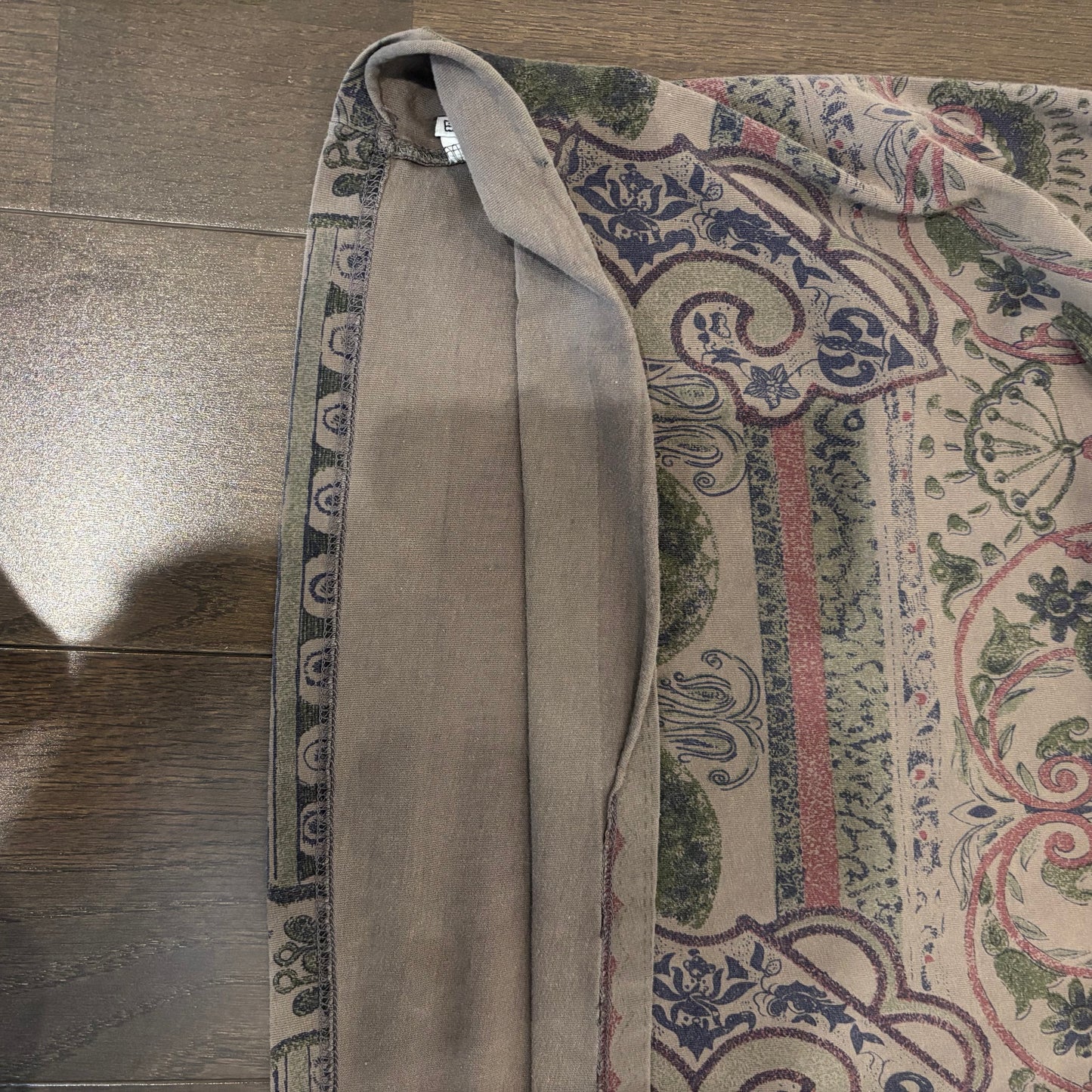 00's UnionBay ユニオンベイ 幾何学模様 総柄Tシャツ (XL)/C0793T-SO