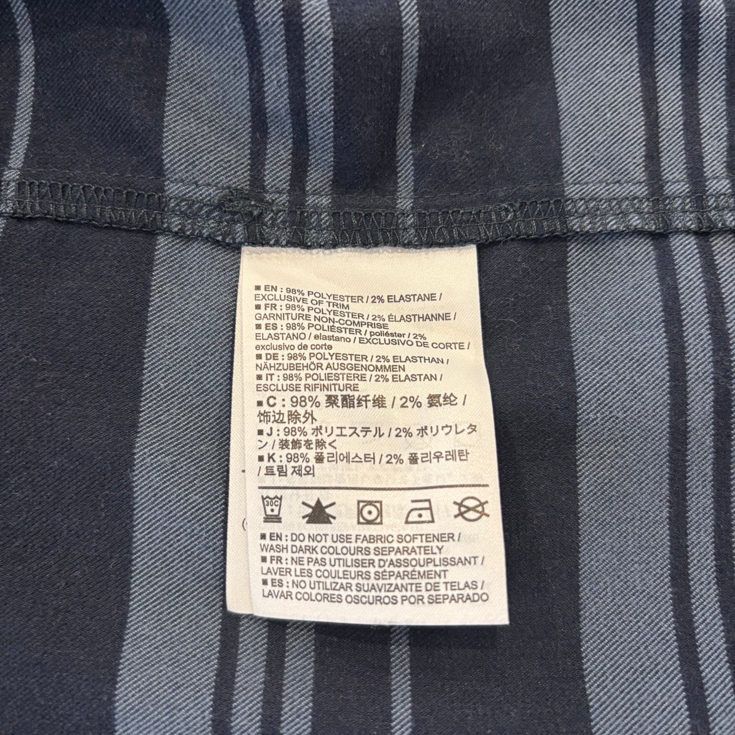 ARC'TERYX アークテリクス Mainstay shirt LS メインステイ ロングスリーブシャツ ボーダー ネイビー (M) B4117SH-SO