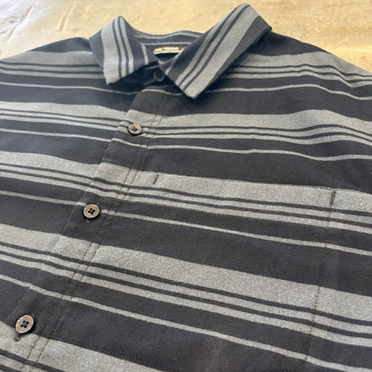 ARC'TERYX アークテリクス Mainstay shirt LS メインステイ ロングスリーブシャツ ボーダー ネイビー (M) B4117SH-SO