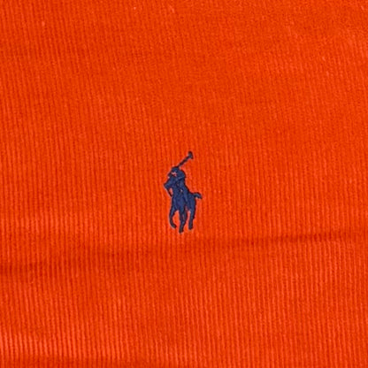 00's  Ralph Lauren  ラルフ Custom fit コーデュロイシャツ オレンジ L /B3609SH-SO