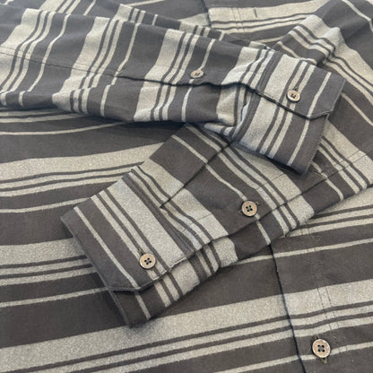 ARC'TERYX アークテリクス Mainstay shirt LS メインステイ ロングスリーブシャツ ボーダー ネイビー (M) B4117SH-SO