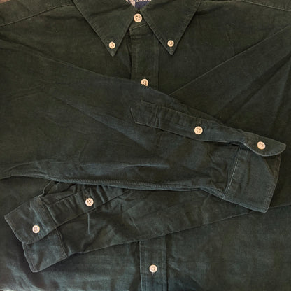 00's  Ralph Lauren ラルフ BLAKE コーデュロイシャツ 深緑 S /B0387SH-SO