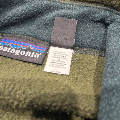 90's ~ Patagonia Synchilla Big-T パタゴニア シンチラ ビッグT 深緑 紫 (M)/C0176F-SO