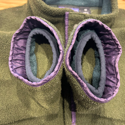 90's ~ Patagonia Synchilla Big-T パタゴニア シンチラ ビッグT 深緑 紫 (M)/C0176F-SO