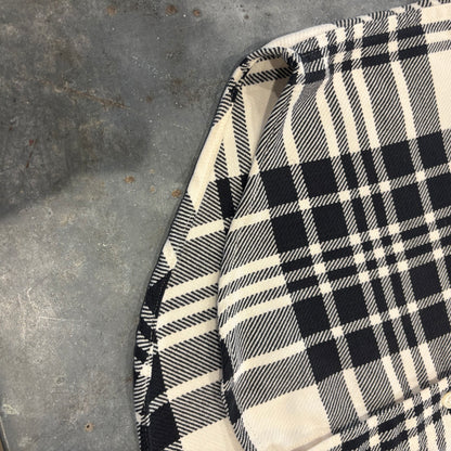 90's OLD GAP ギャップ チェック フランネルシャツ 白黒 (推定M) B4120SH-SO