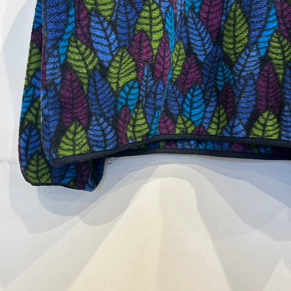 90's Patagonia Synchilla Snap-T leaf pattern パタゴニア シンチラ スナップT リーフ柄 (XL)/C0084F-SO