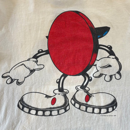 90's DELTA 7UP クール・スポット プリント Tシャツ 白 (XL)/B2146T-SO