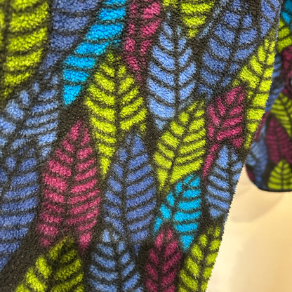 90's Patagonia Synchilla Snap-T leaf pattern パタゴニア シンチラ スナップT リーフ柄 (XL)/C0084F-SO