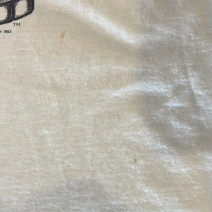 90's DELTA 7UP クール・スポット プリント Tシャツ 白 (XL)/B2146T-SO