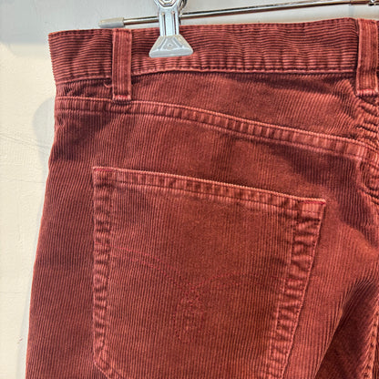 RRL ラルフローレン 5Pコーデュロイパンツ 細畝 バーガンディ(34×32)/A0387P-SO