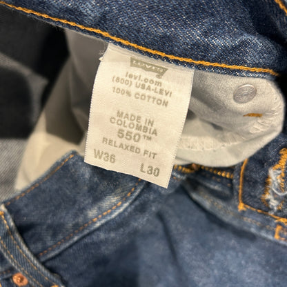 00's Levi's リーバイス 550 Relax Fit デニムパンツ(36×30)/B0822P-SO