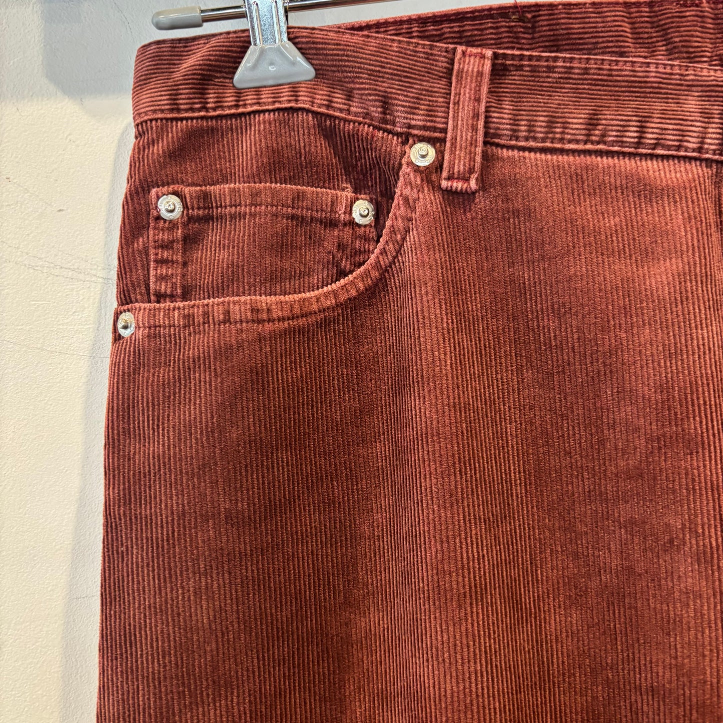 RRL ラルフローレン 5Pコーデュロイパンツ 細畝 バーガンディ(34×32)/A0387P-SO