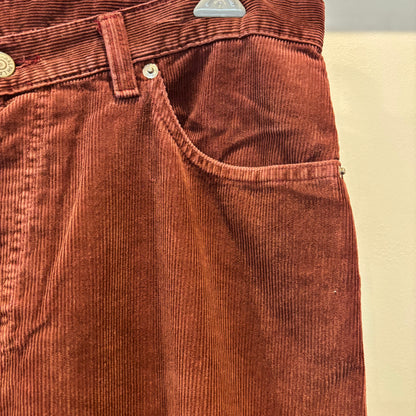 RRL ラルフローレン 5Pコーデュロイパンツ 細畝 バーガンディ(34×32)/A0387P-SO