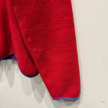 80's ~ Patagonia パタゴニア スナップT フリース プルオーバー レッド パープル (M)/C0096F-SO