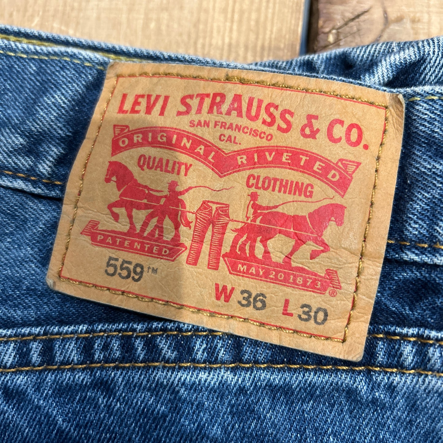 00's Levi's リーバイス 559 RELAXED STRAIGHT (36×30)/B1214P-SO