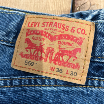 00's Levi's リーバイス 559 RELAXED STRAIGHT (36×30)/B1214P-SO