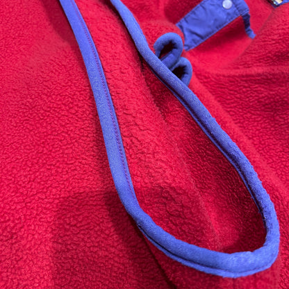 80's ~ Patagonia パタゴニア スナップT フリース プルオーバー レッド パープル (M)/C0096F-SO