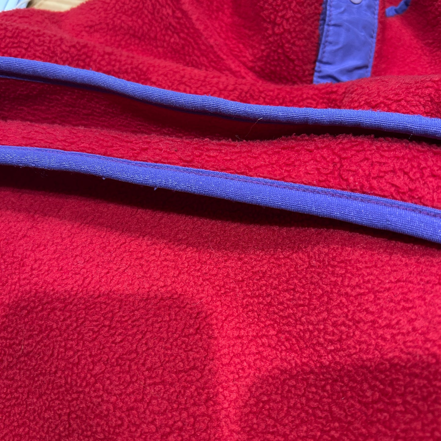 80's ~ Patagonia パタゴニア スナップT フリース プルオーバー レッド パープル (M)/C0096F-SO