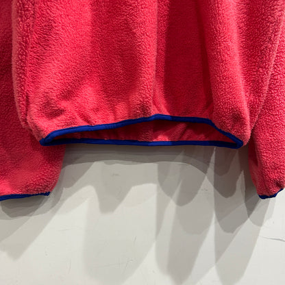 80's Patagonia パタゴニア スナップT フリース プルオーバー 初期型 ピンク ブルー (M)/C0102F-SO