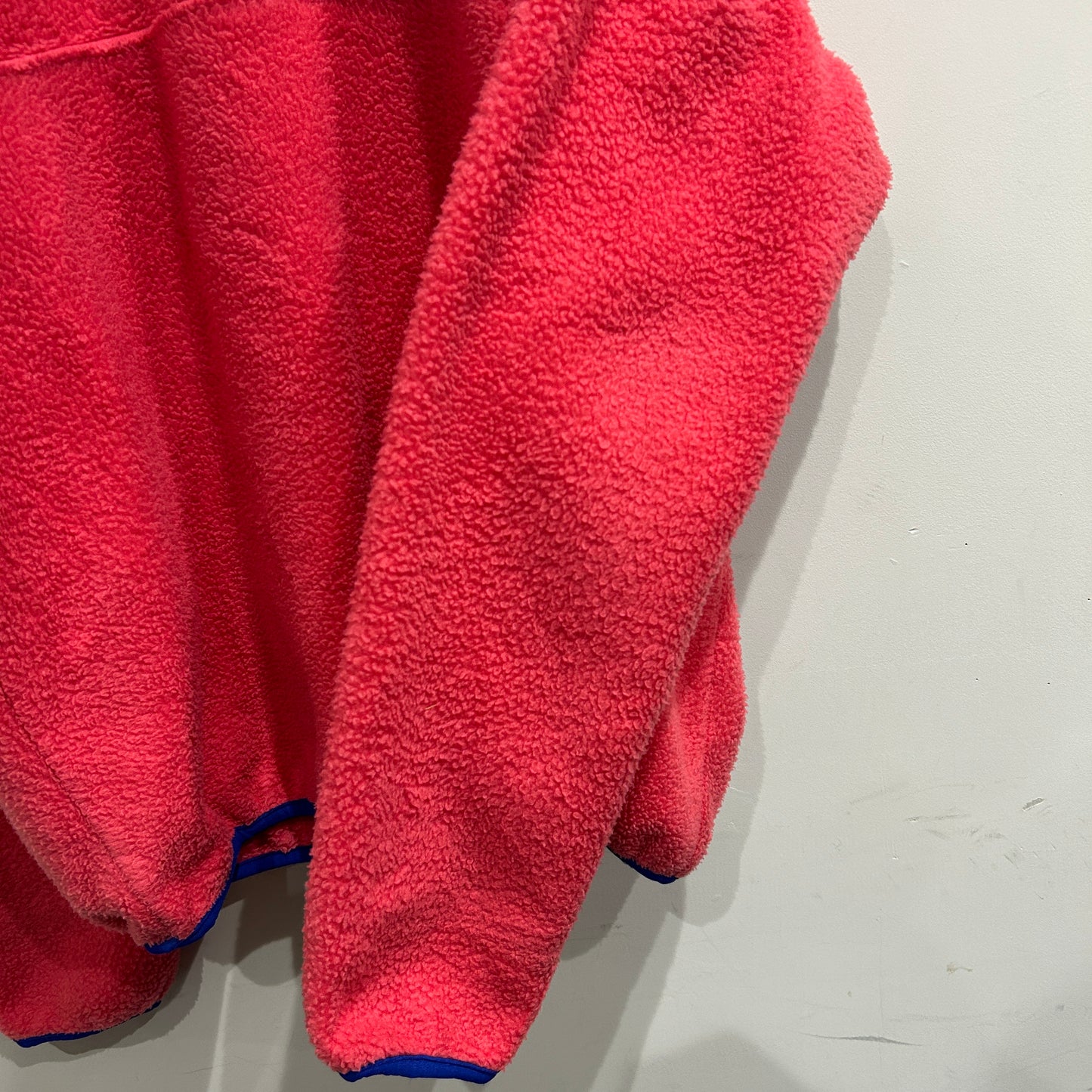 80's Patagonia パタゴニア スナップT フリース プルオーバー 初期型 ピンク ブルー (M)/C0102F-SO