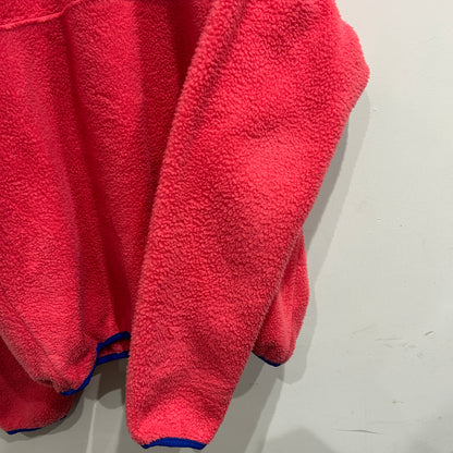 80's Patagonia パタゴニア スナップT フリース プルオーバー 初期型 ピンク ブルー (M)/C0102F-SO