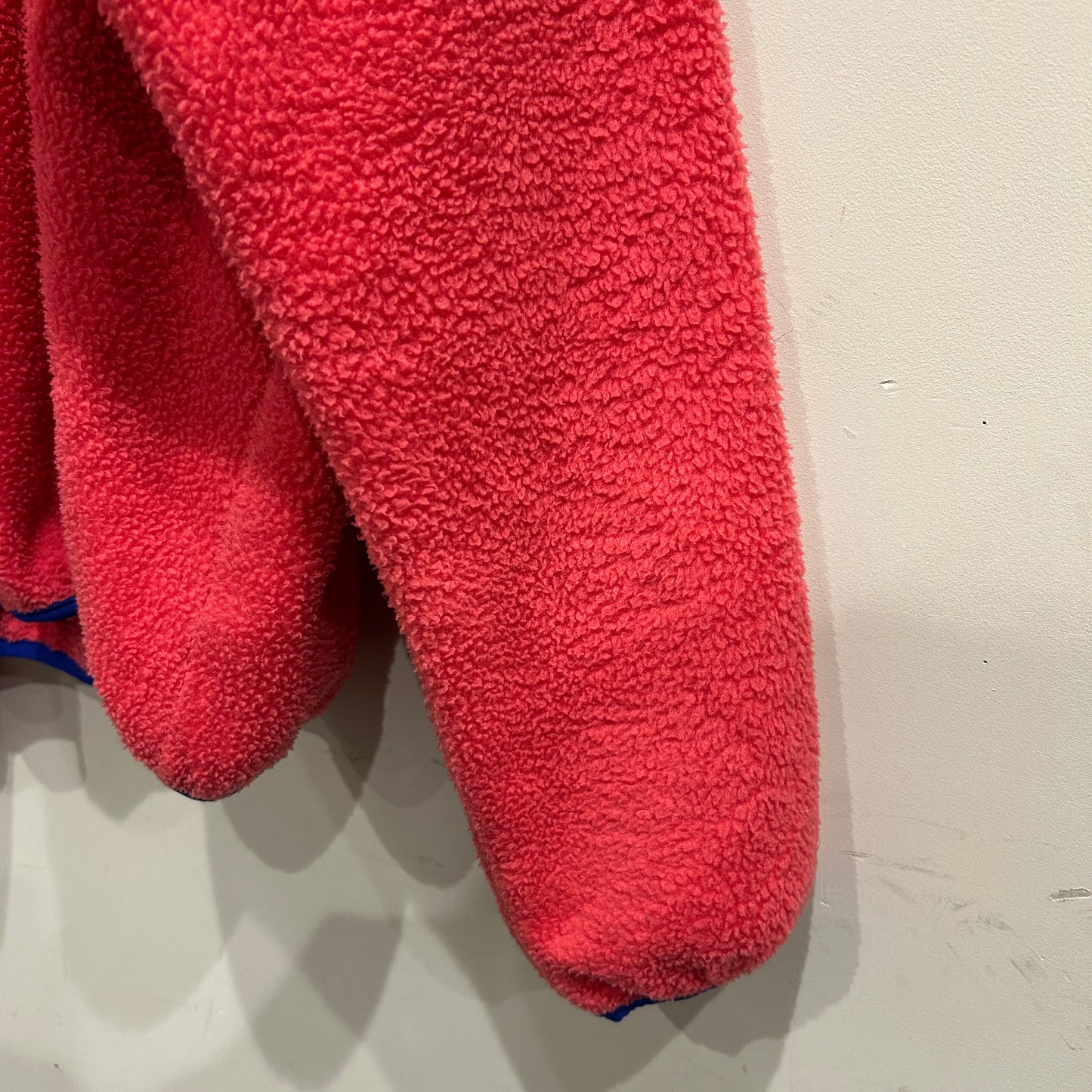 80's Patagonia パタゴニア スナップT フリース プルオーバー 初期型 ピンク ブルー (M)/C0102F-SO