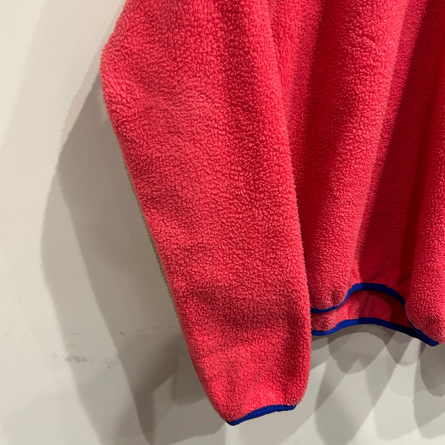 80's Patagonia パタゴニア スナップT フリース プルオーバー 初期型 ピンク ブルー (M)/C0102F-SO