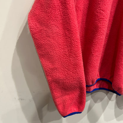 80's Patagonia パタゴニア スナップT フリース プルオーバー 初期型 ピンク ブルー (M)/C0102F-SO