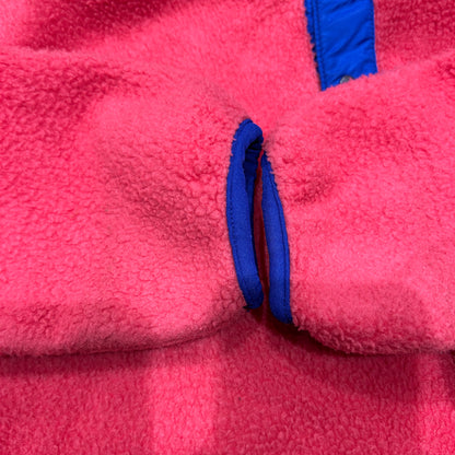 80's Patagonia パタゴニア スナップT フリース プルオーバー 初期型 ピンク ブルー (M)/C0102F-SO