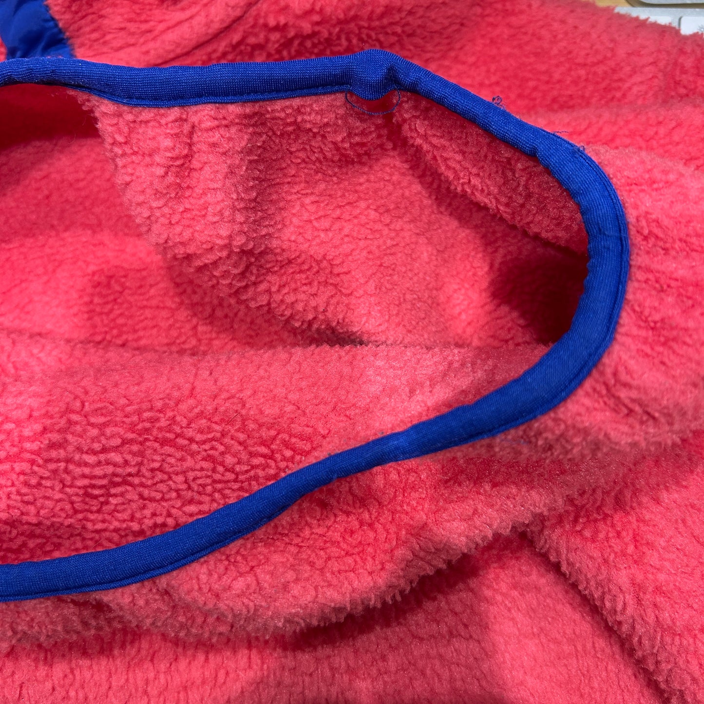 80's Patagonia パタゴニア スナップT フリース プルオーバー 初期型 ピンク ブルー (M)/C0102F-SO