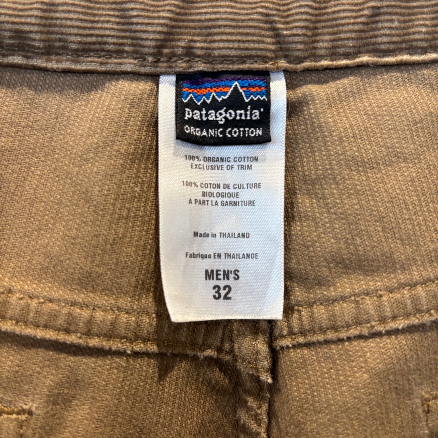 00's Patagonia パタゴニア メンズ・コード・パンツ ベージュ(W32)/B4123P-SO