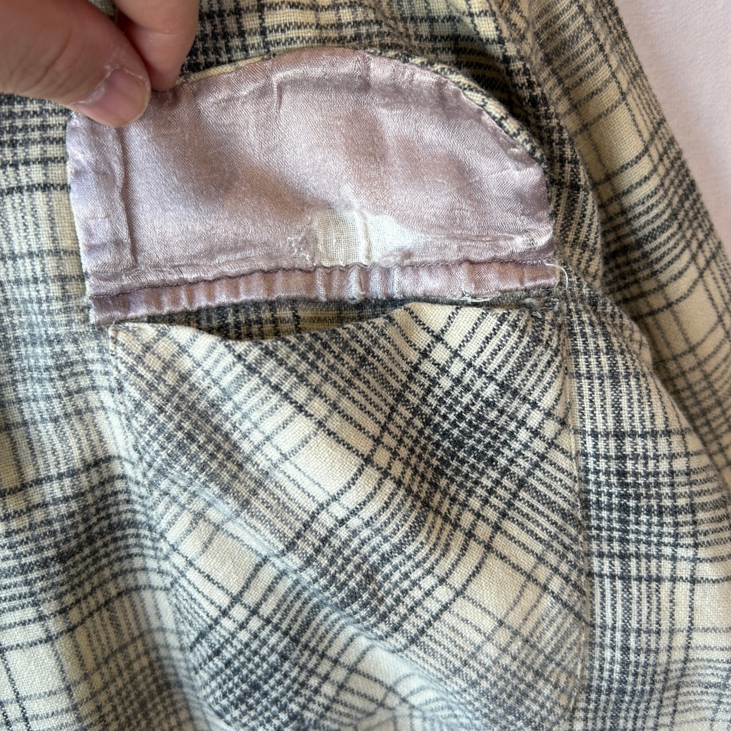 60's Styled by LEVI'S リーバイス オープンカラーシャツ ウール チェックシャツ/AC0155SH-SO