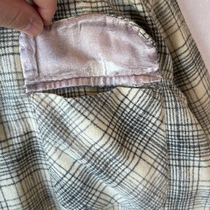 60's Styled by LEVI'S リーバイス オープンカラーシャツ ウール チェックシャツ/AC0155SH-SO