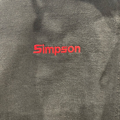 00's Carhartt カーハート  "Simpson" 刺繍入り アクティブジャケット 黒  (サイズ不明：L相当)/C0309J-SO