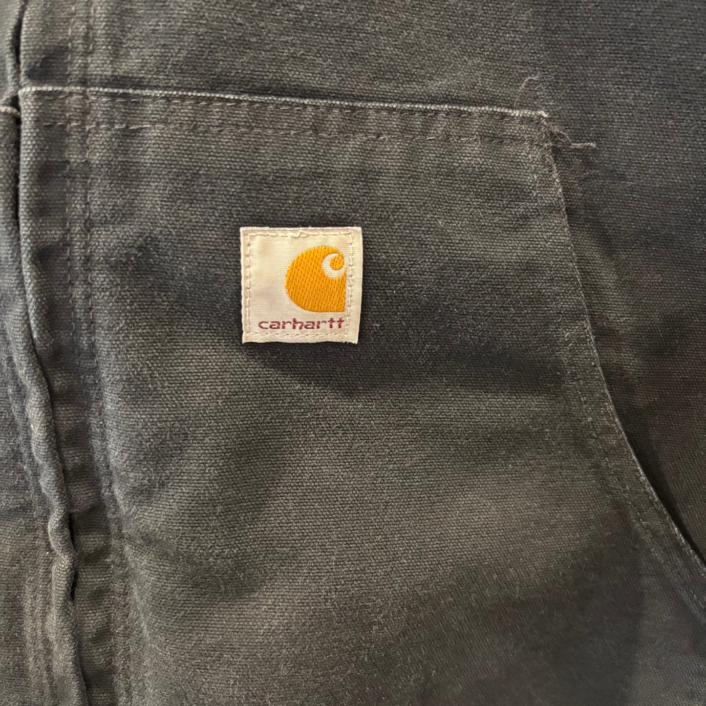 00's Carhartt カーハート  "Simpson" 刺繍入り アクティブジャケット 黒  (サイズ不明：L相当)/C0309J-SO