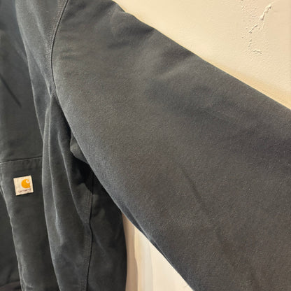 00's Carhartt カーハート  "Simpson" 刺繍入り アクティブジャケット 黒  (サイズ不明：L相当)/C0309J-SO