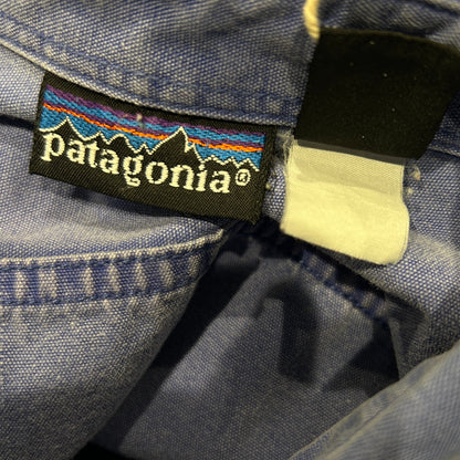 ９0's Patagonia パタゴニア Original Canvas Shirt コットンワークシャツ (L)/A9177SH-SO