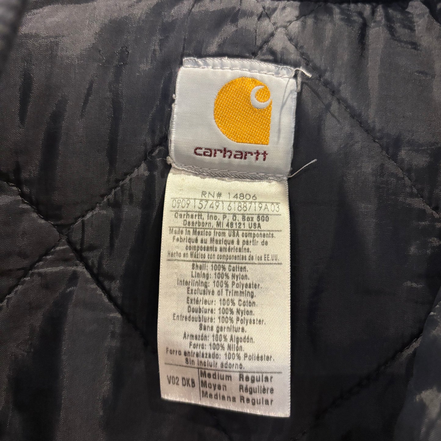 00's Carhartt カーハート ダックベスト V02 DKB ワークベスト(M)/B4127V-SO