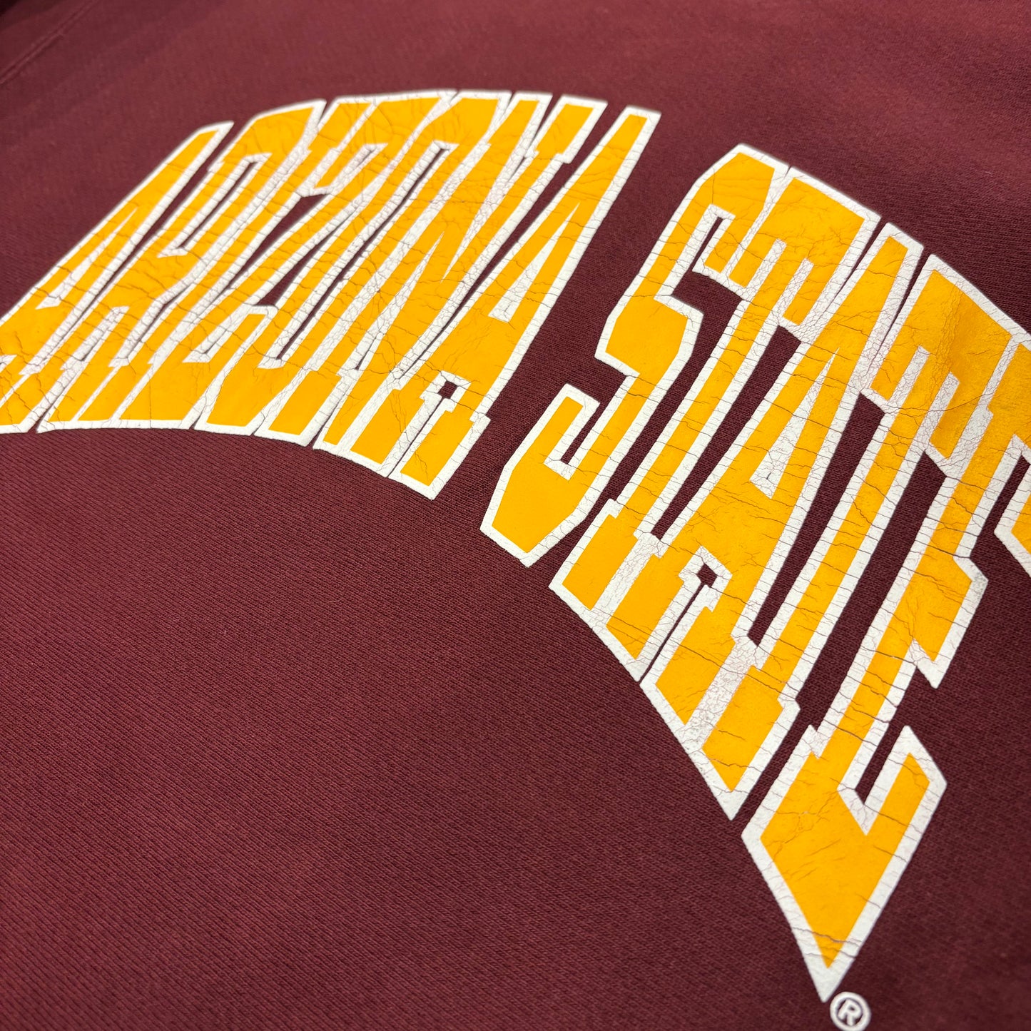 90's  Campion   リバースウィーブ REVERSE WEAVE  ARIZONA STATE ワインレッド XL /A7664S-SO