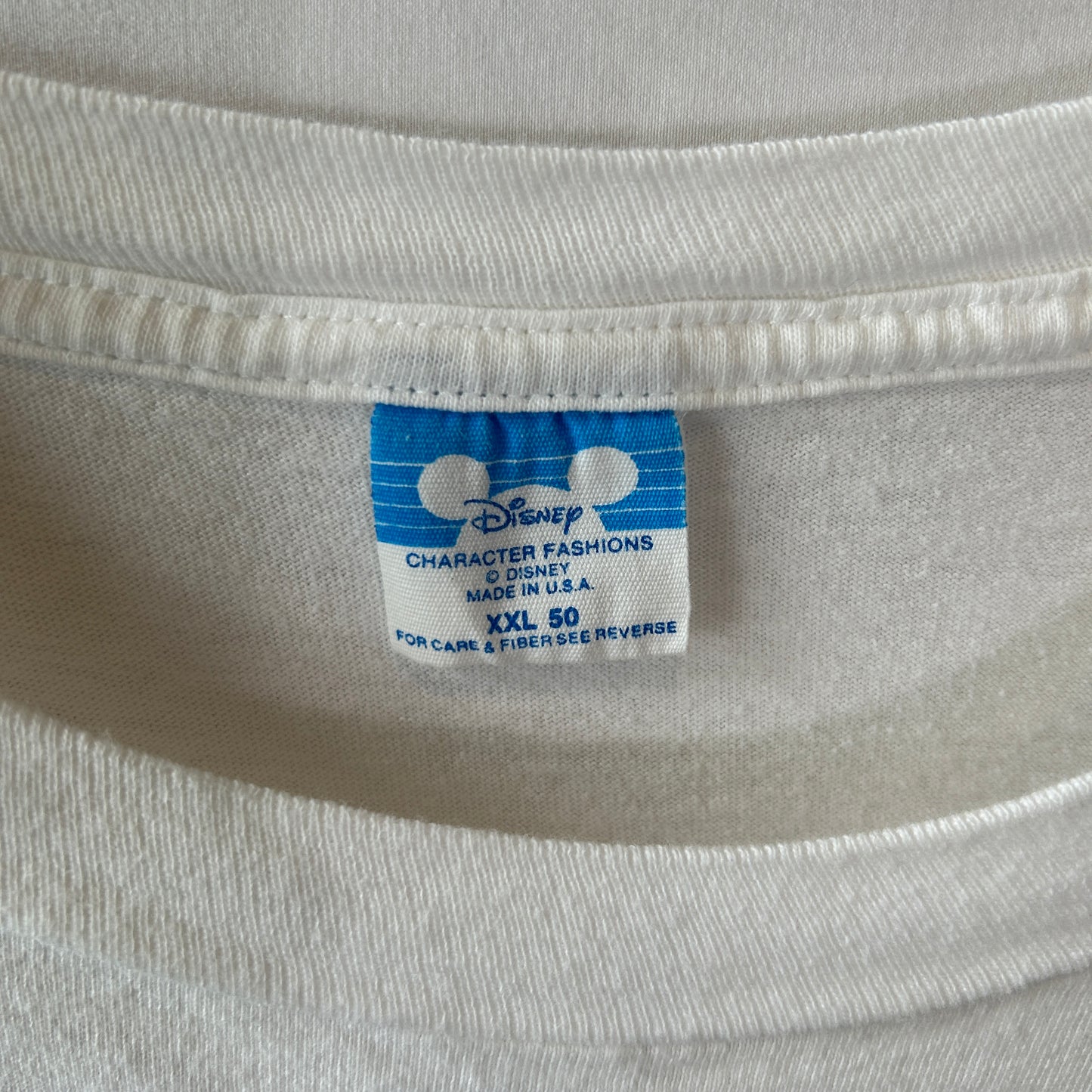 80~90's Disney ディズニー 逆さグーフィー 両面プリントTシャツ 白(XXL)/C1034T-SO