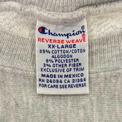 00's  Champion  REVERSE WEAVE リバースウィーブ グレー XXL /A7882S-SO