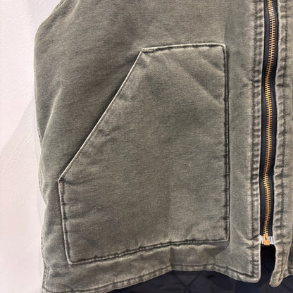00's Carhartt カーハート 刺繍入り ダックベスト V02 MOS ワークベスト(L)/B4128V-SO
