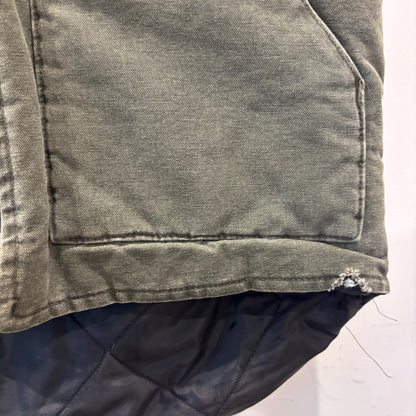 00's Carhartt カーハート 刺繍入り ダックベスト V02 MOS ワークベスト(L)/B4128V-SO
