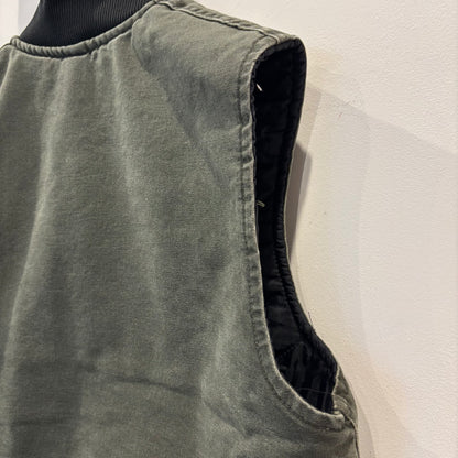 00's Carhartt カーハート 刺繍入り ダックベスト V02 MOS ワークベスト(L)/B4128V-SO