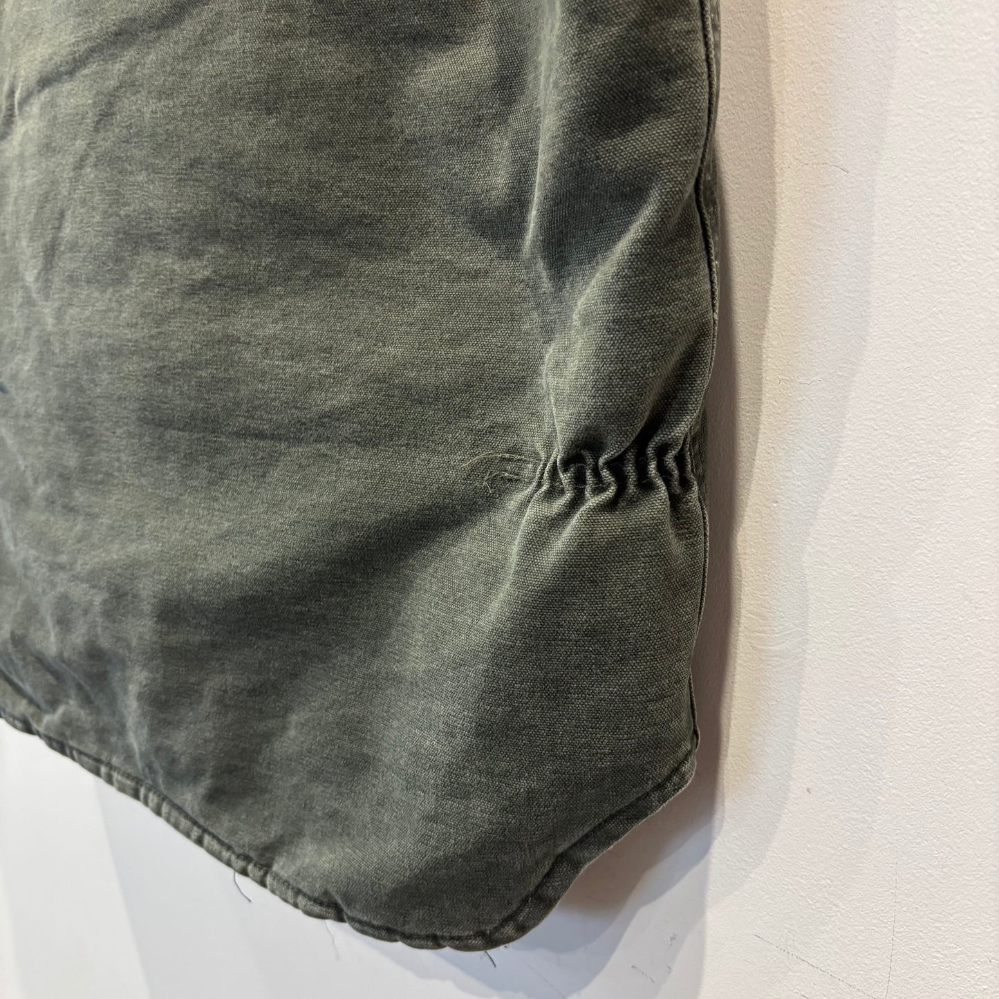 00's Carhartt カーハート 刺繍入り ダックベスト V02 MOS ワークベスト(L)/B4128V-SO