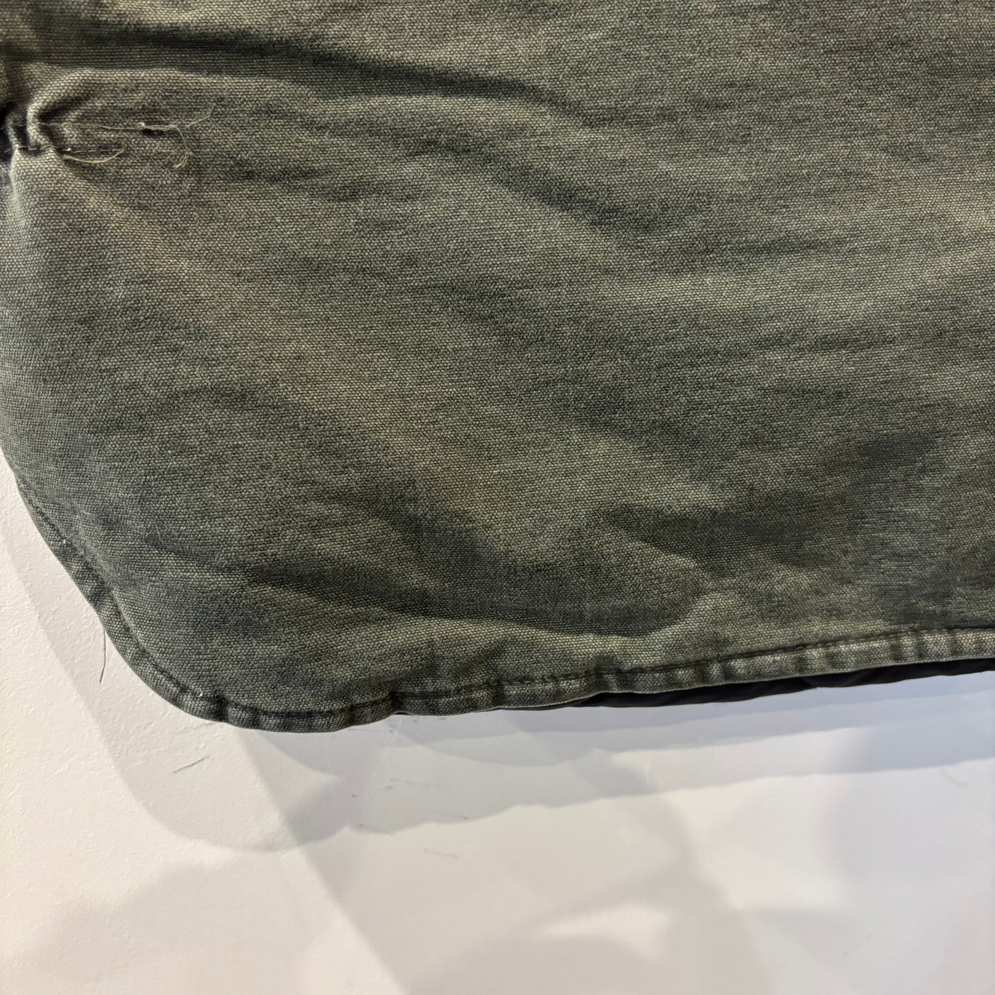00's Carhartt カーハート 刺繍入り ダックベスト V02 MOS ワークベスト(L)/B4128V-SO