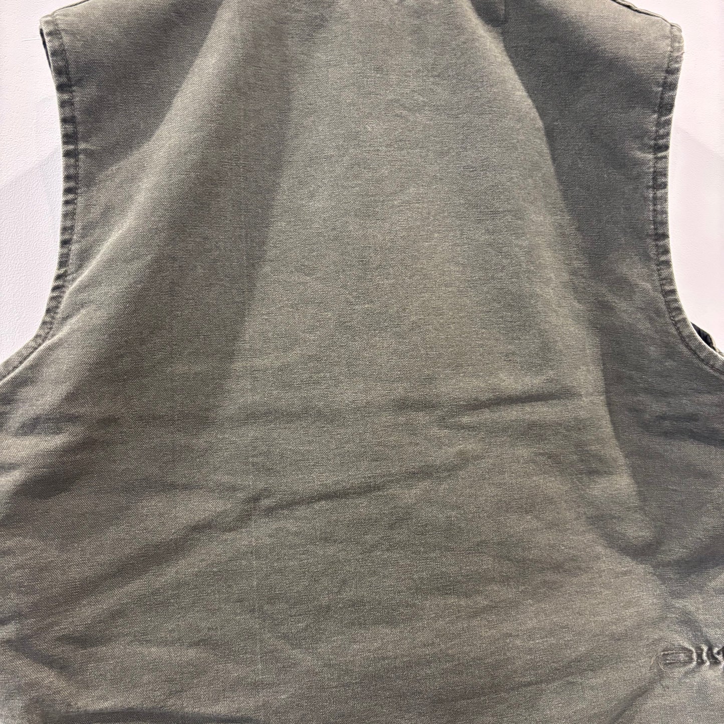 00's Carhartt カーハート 刺繍入り ダックベスト V02 MOS ワークベスト(L)/B4128V-SO