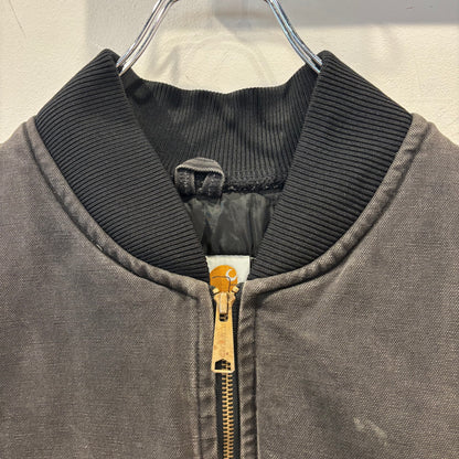 90's Carhartt カーハート ダックベスト U01 BLK ワークベスト(XL)/B3398V-SO