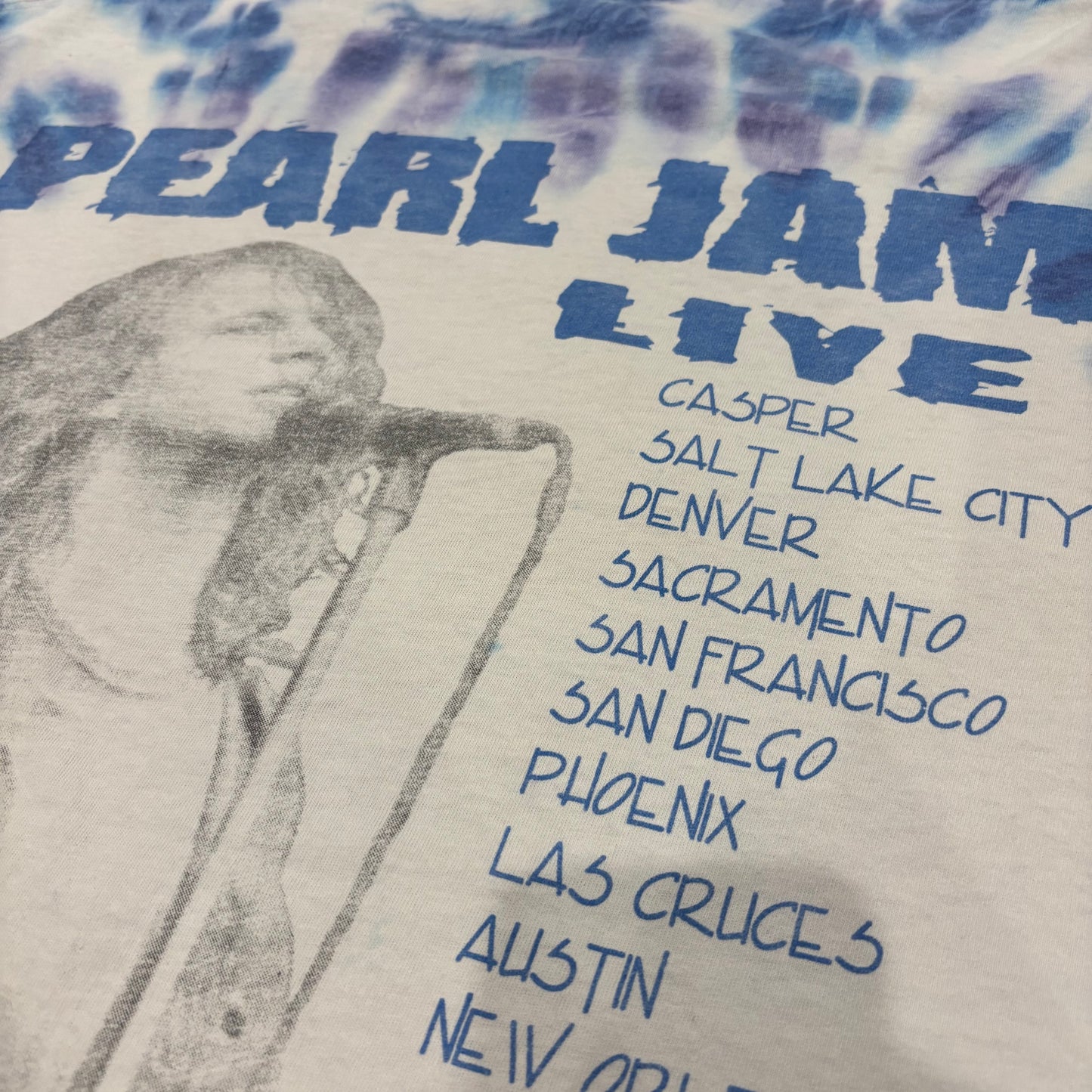 90's ONEITA Pearl Jam パールジャム Vitalogy タイダイ柄 ツアーTシャツ (L) /A6670T-SO