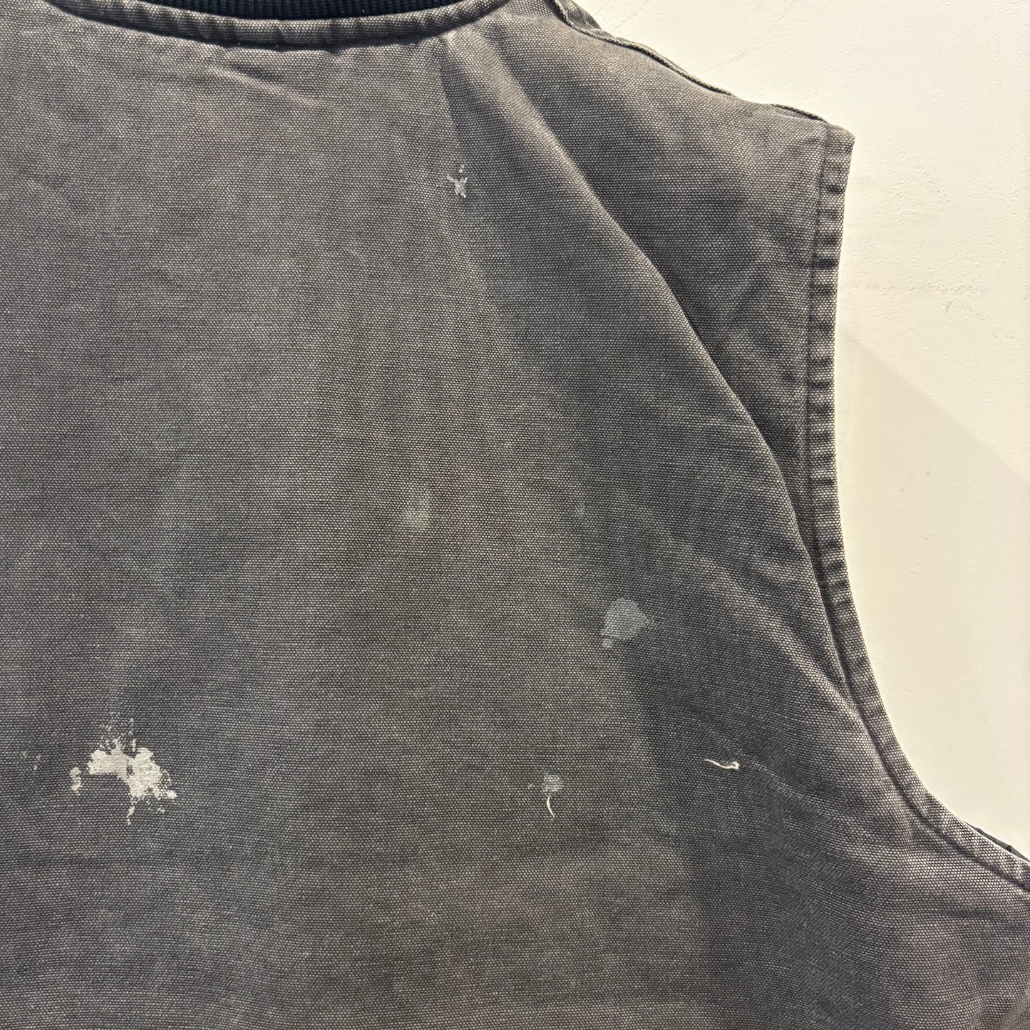 90's Carhartt カーハート ダックベスト U01 BLK ワークベスト(XL)/B3398V-SO